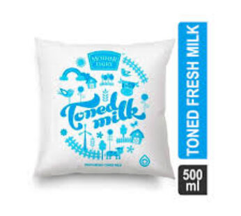 Mother dairy toned milk 500ml/ मदर डेरी टोंड दुध 500